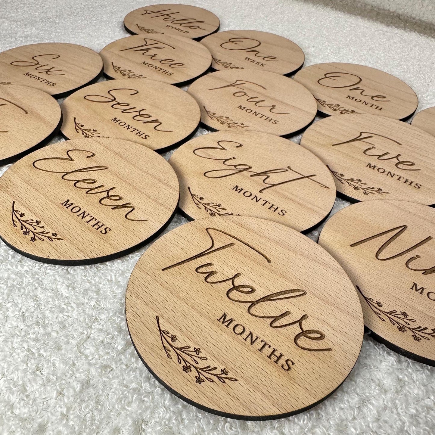 Baby Milestone Disc Set
