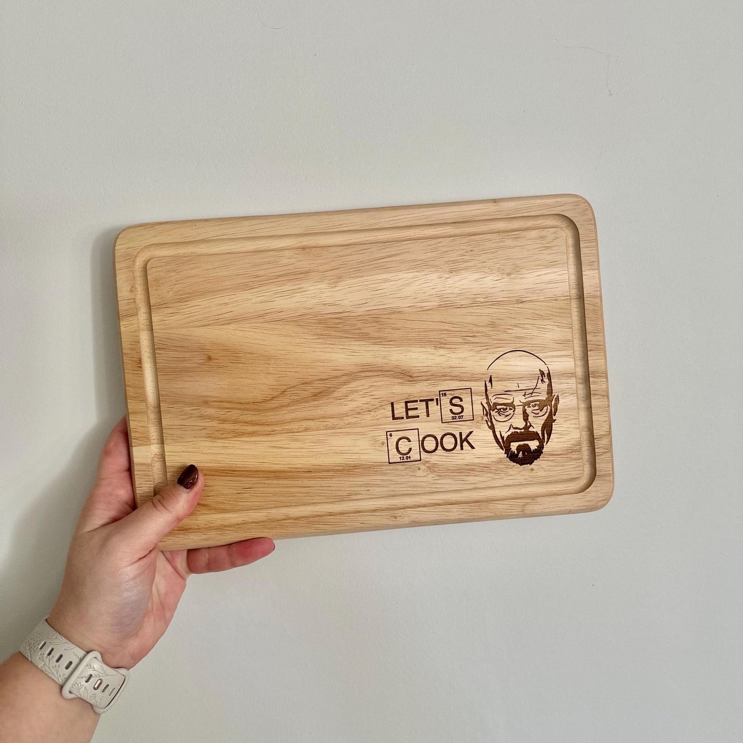 Let's Cook Engraved Chopping Board