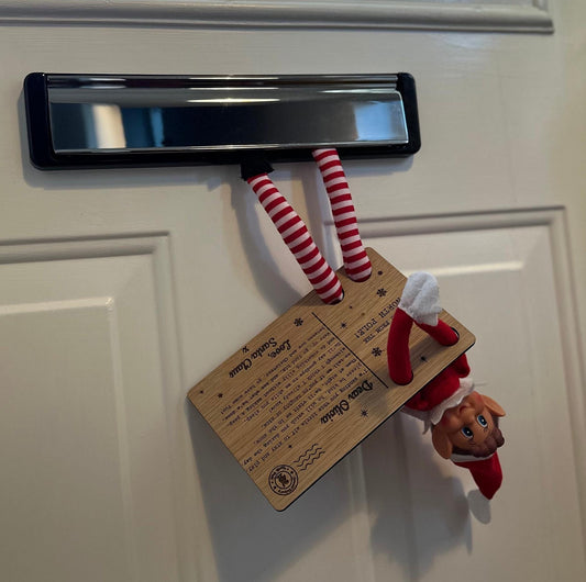 Elf on the Shelf Arrival Postcard | Letter | I'm Back | Elf | Elf on the Shelf | Christmas | X-Mas | Personalised | Santa | Wooden | Gift