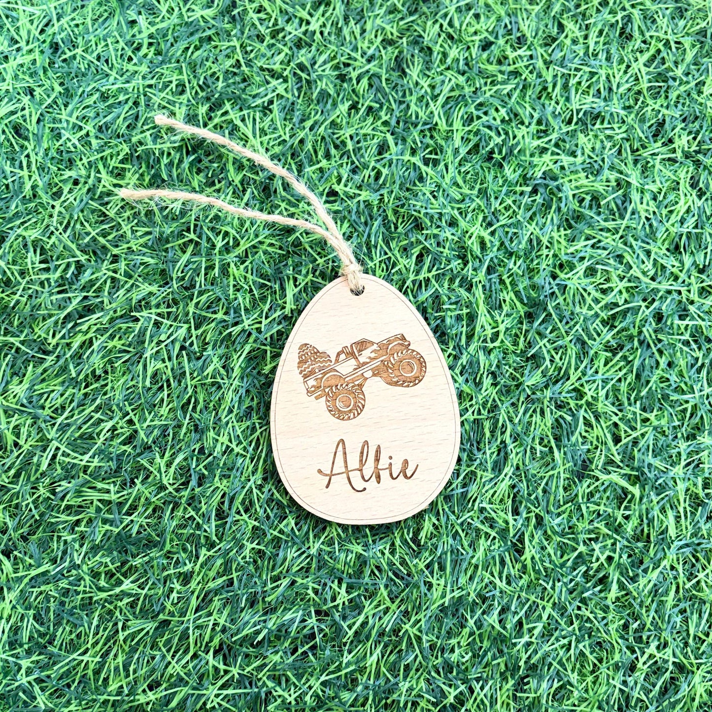 Easter Bunny Engraved Tag