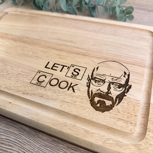 Let's Cook Engraved Chopping Board