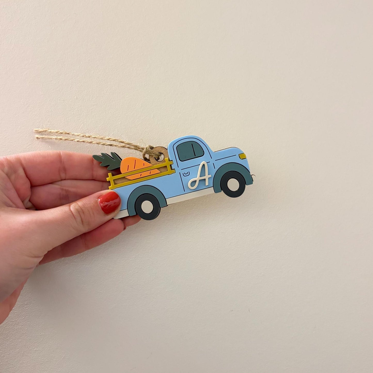 Easter Pick Up Truck Tag