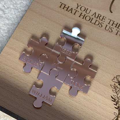 Mother's Day Puzzle Piece Stand