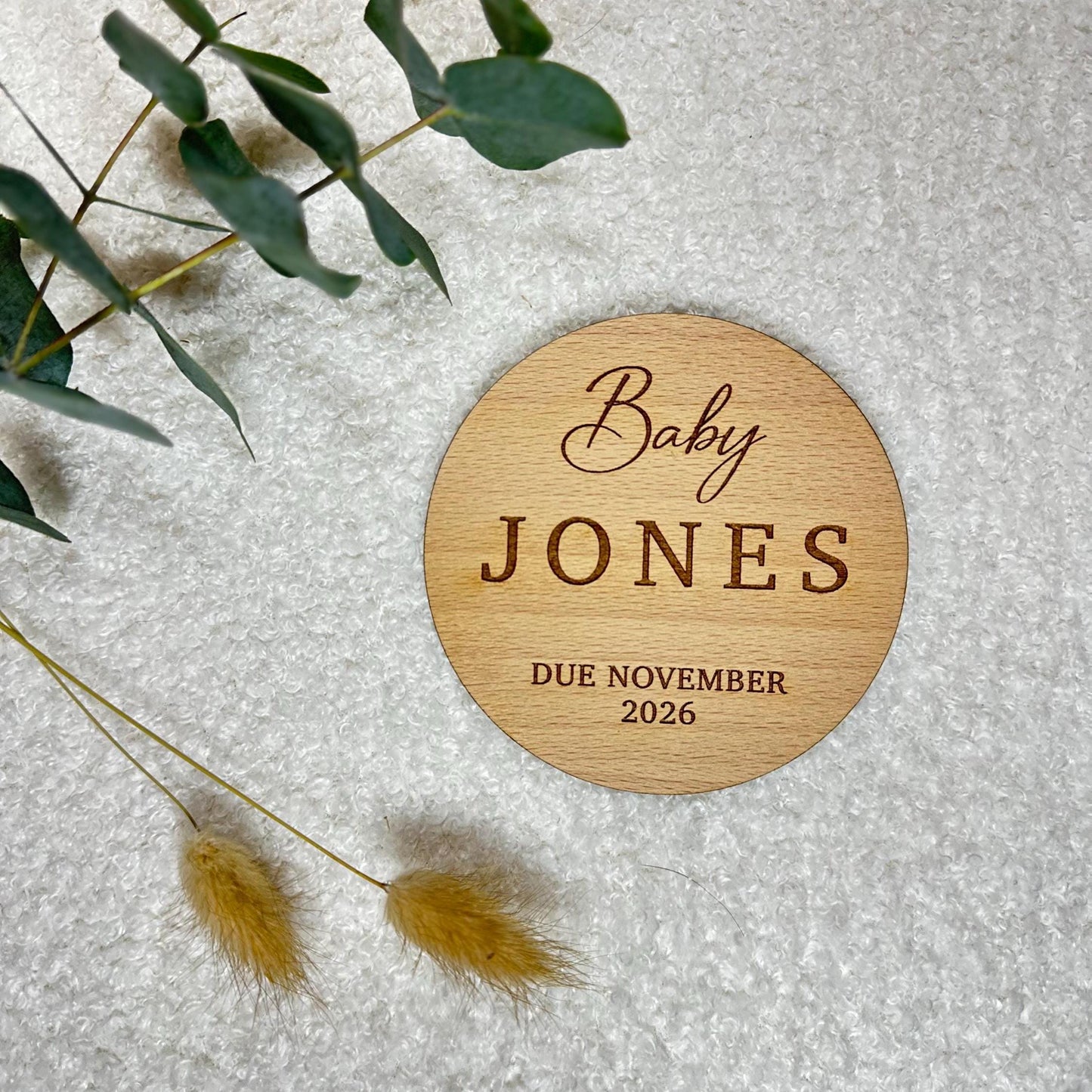 Pregnancy Announcement Disc