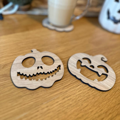 Pumpkin, Halloween Coaster - Set of 4