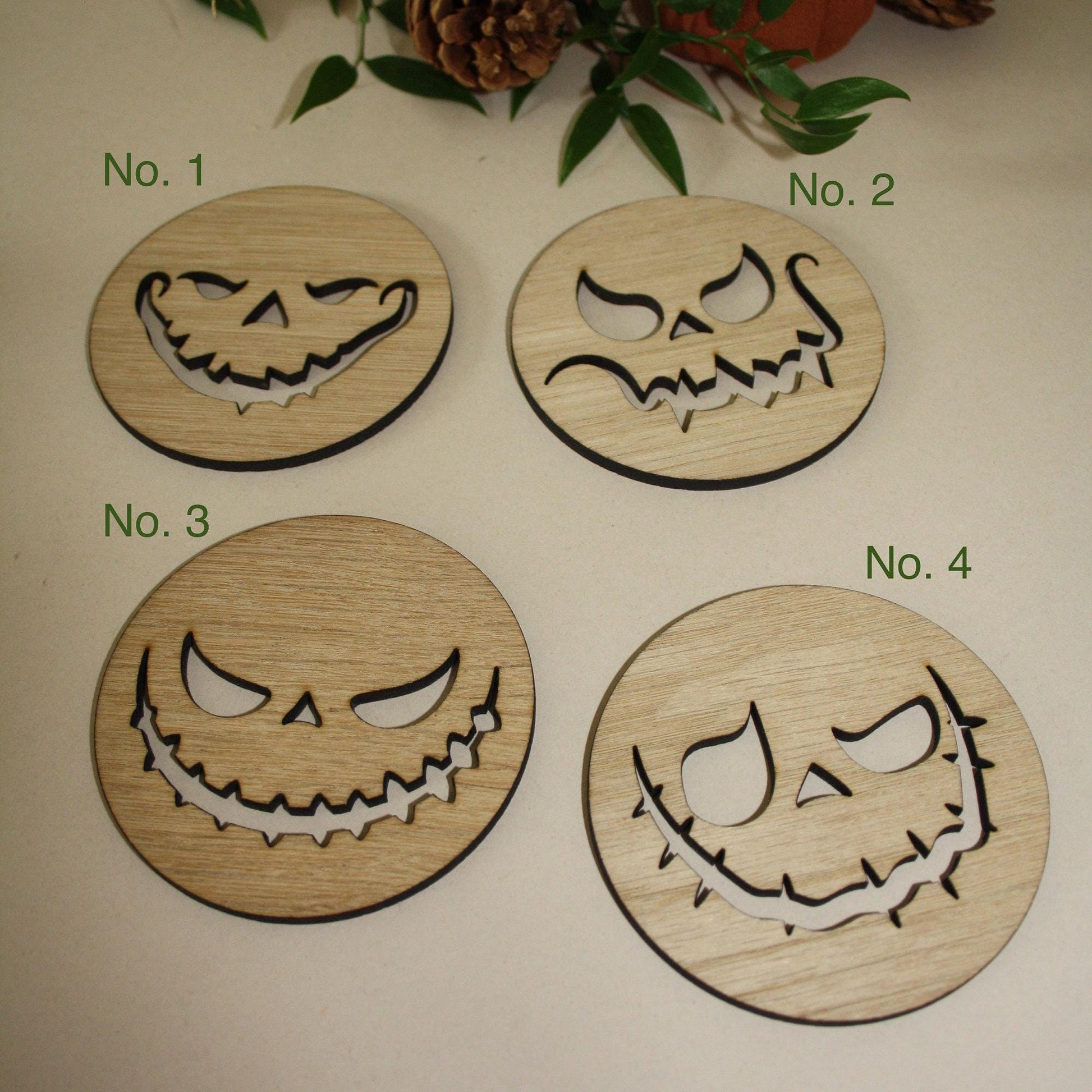 Pumpkin, Halloween Coaster - Set of 4