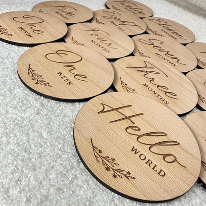 Baby Milestone Disc Set