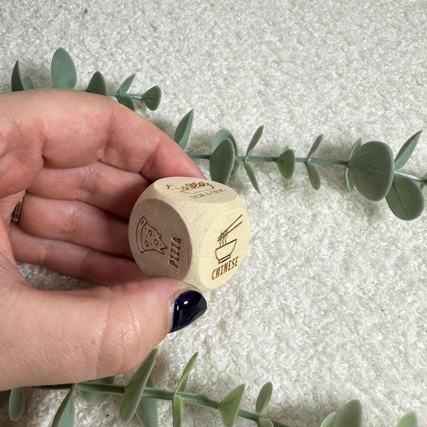 Wooden Takeaway Dice