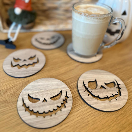 Pumpkin, Halloween Coaster - Set of 4