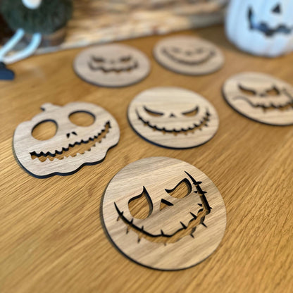 Pumpkin, Halloween Coaster - Set of 4
