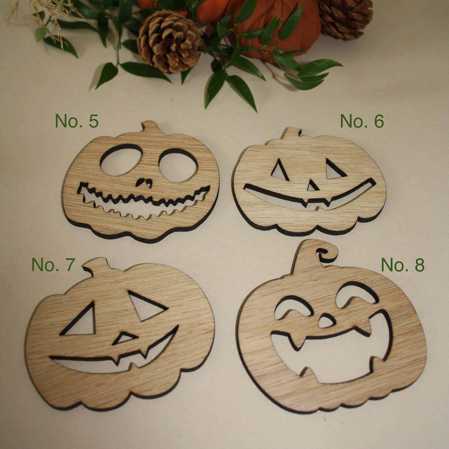 Pumpkin, Halloween Coaster - Set of 4