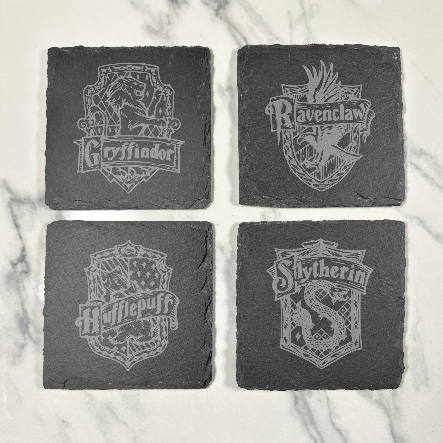 Wizard Inspired School House Slate Coasters
