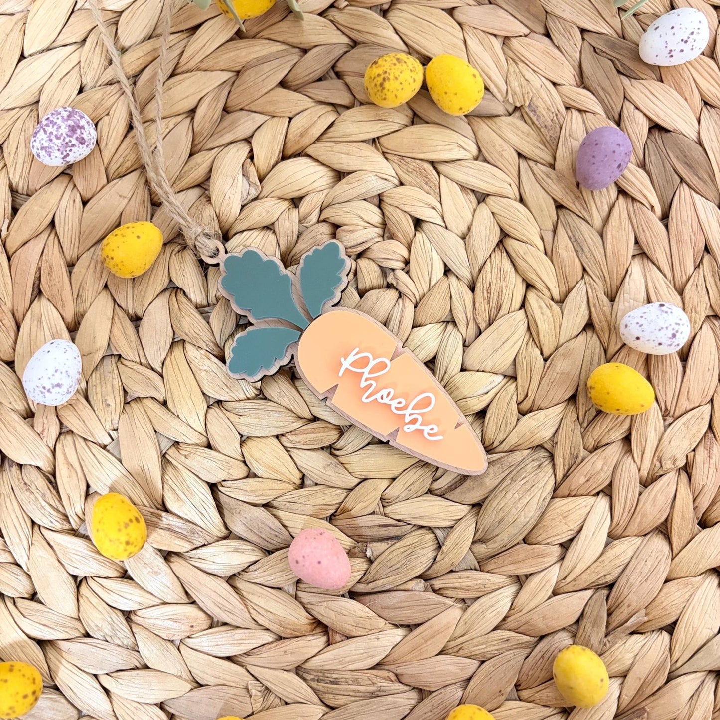 Carrot Easter Tag