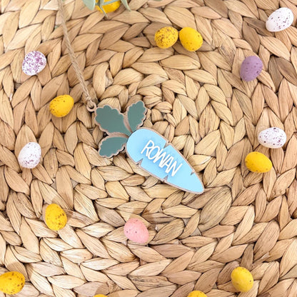 Carrot Easter Tag