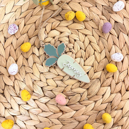 Carrot Easter Tag