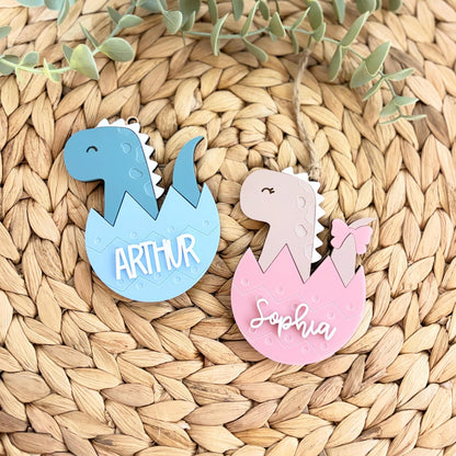 Dinosaur Easter Tag