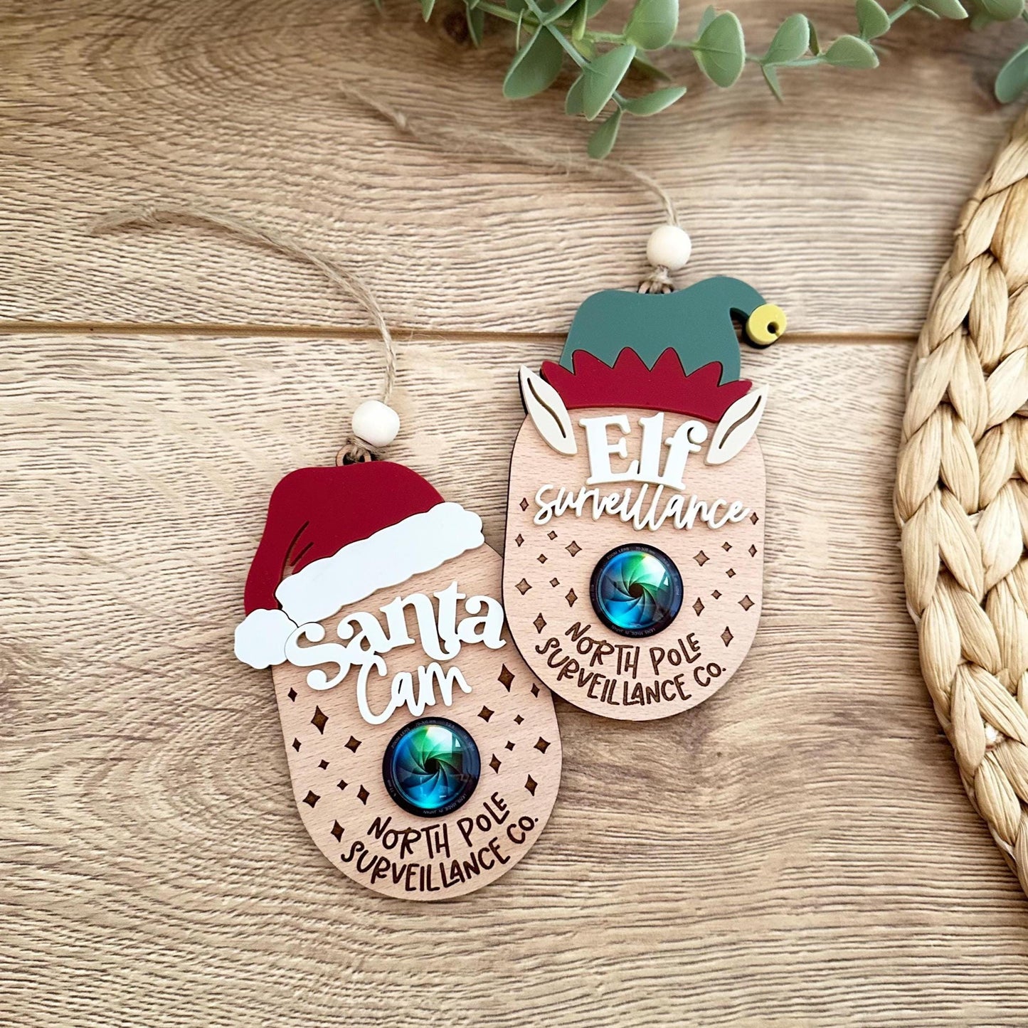Santa Cam | Elf Surveillance | Christmas | North Pole | Gift | Children | Keepsake | Christmas Decor