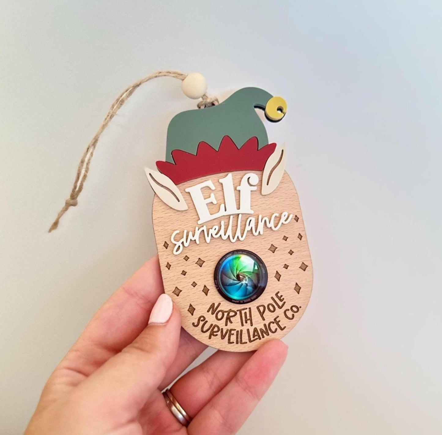 Santa Cam | Elf Surveillance | Christmas | North Pole | Gift | Children | Keepsake | Christmas Decor