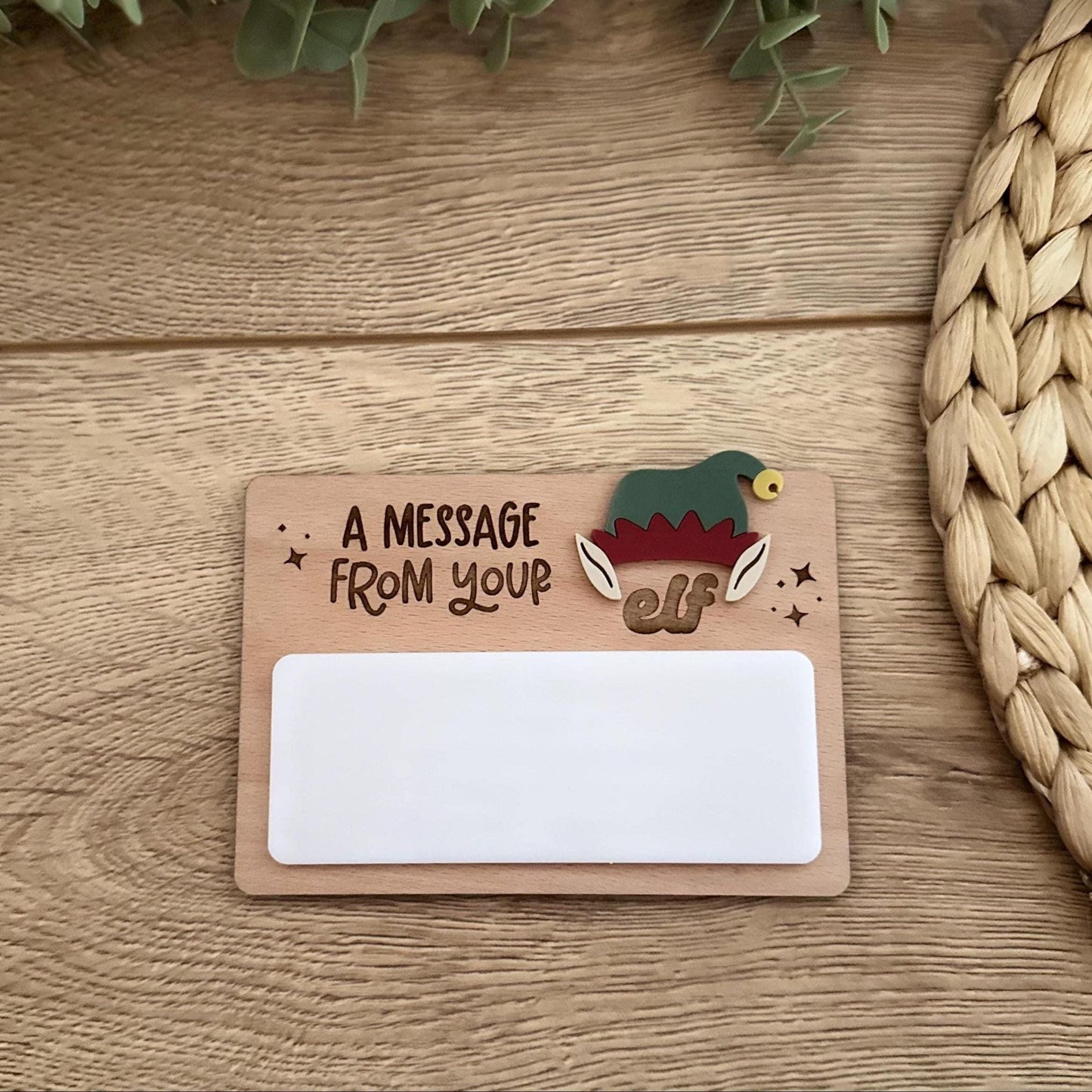 Elf Message Whiteboard | Christmas | Notes | Fun | Daily Notes | Silly Reminder | North Pole | Santa | Child | Gift