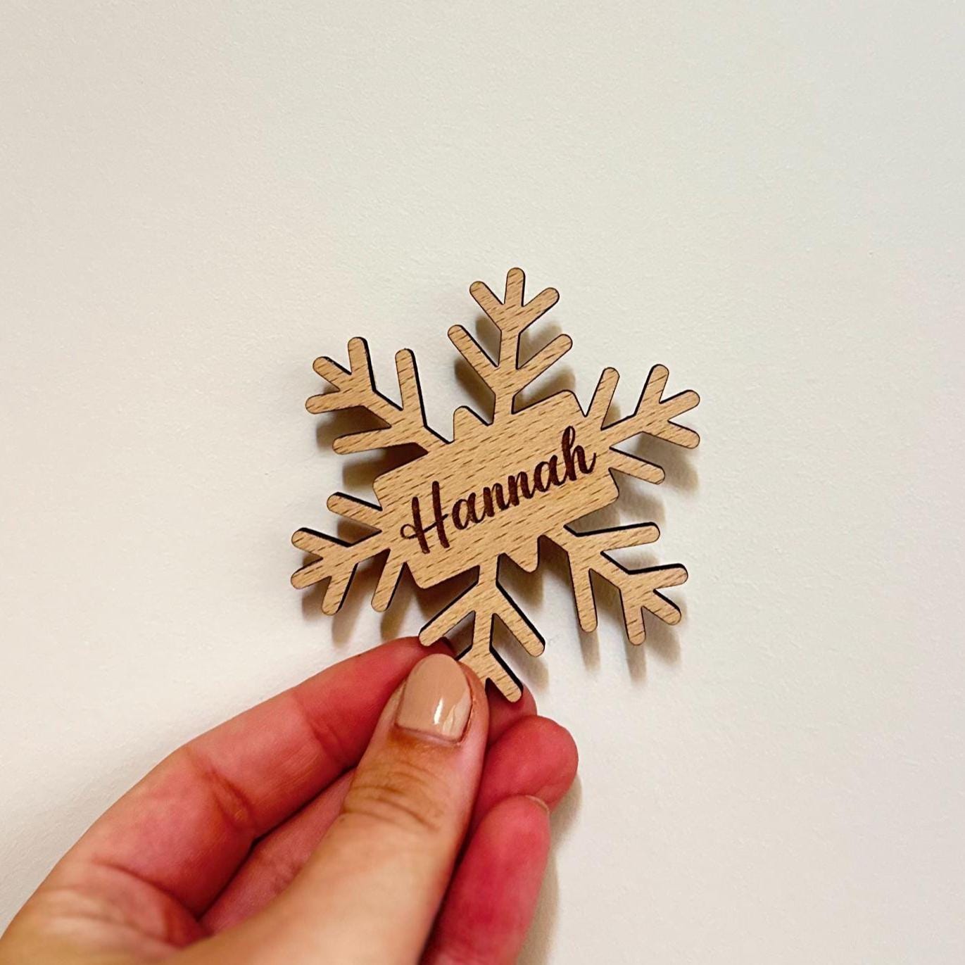 Snowflake Place Name | Christmas | Place Name | Table Decor | Decor | Decoration | Gift