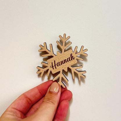 Snowflake Place Name | Christmas | Place Name | Table Decor | Decor | Decoration | Gift