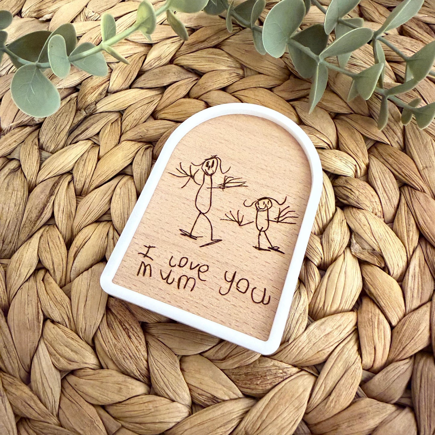 Children's Drawing Engraved Magnet