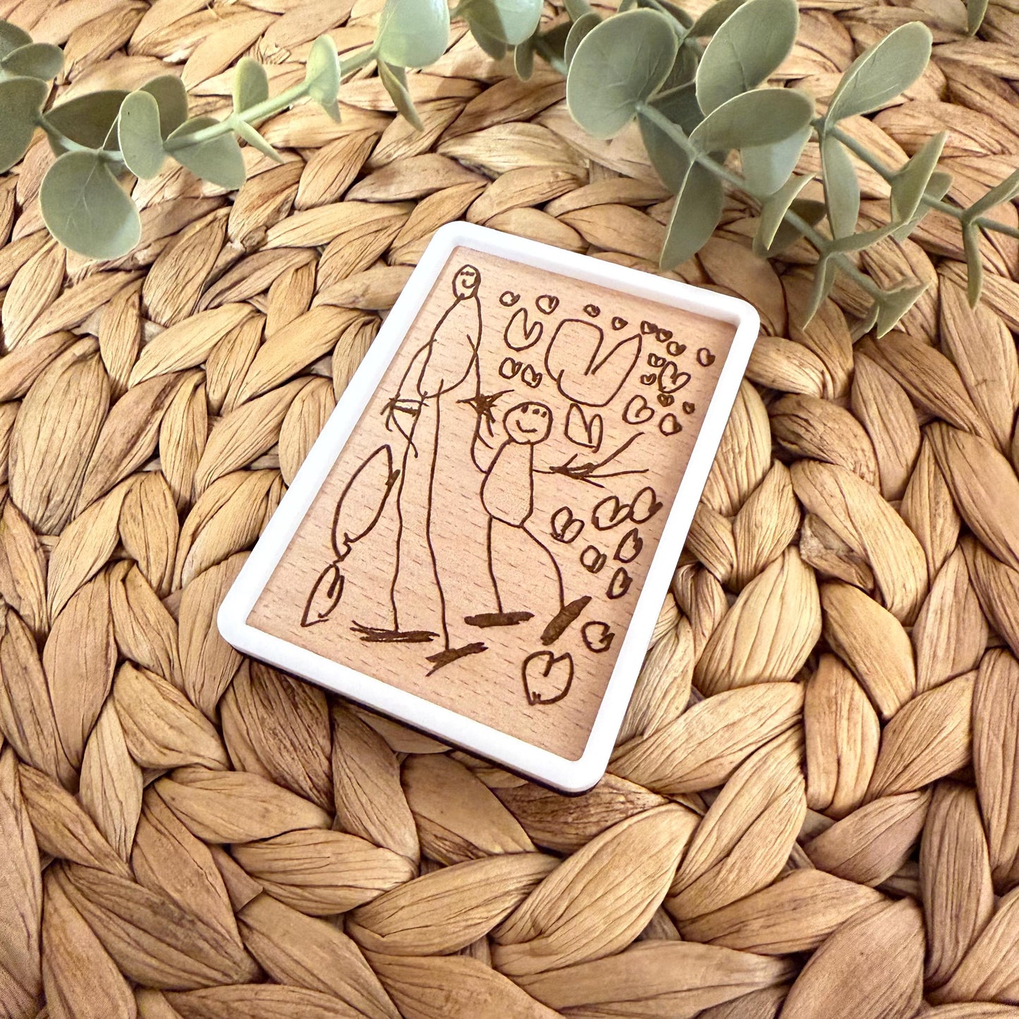 Children's Drawing Engraved Magnet