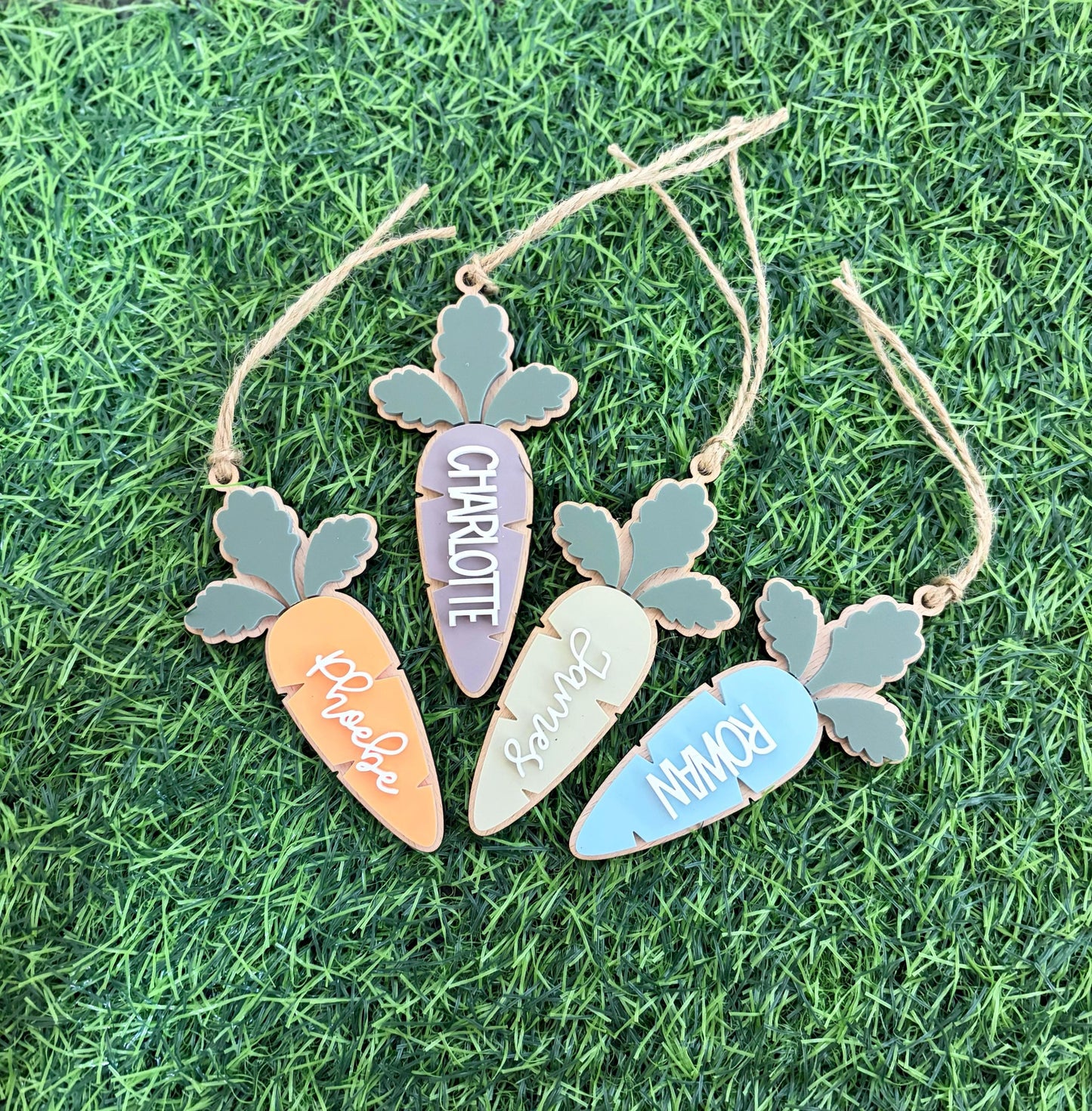 Carrot Easter Tag