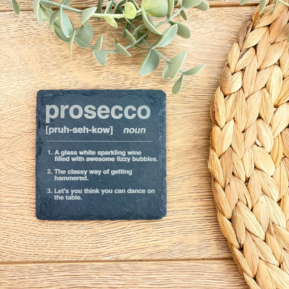 Alcohol Noun Slate Coaster