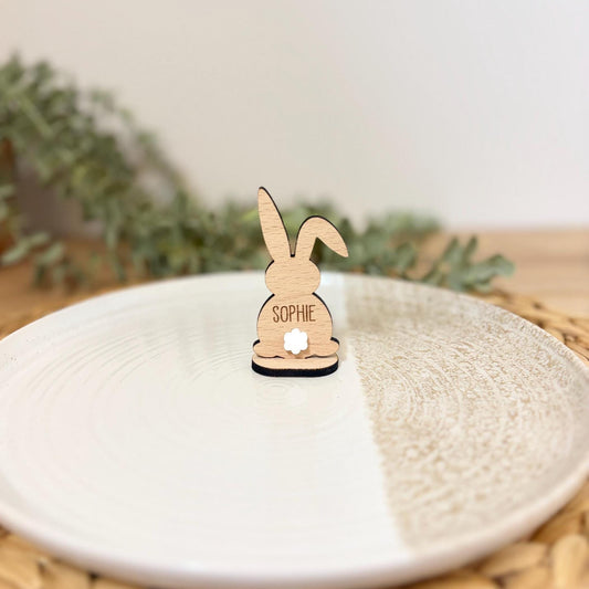 Personalised Easter Bunny Place Names | Table Decor | Gift | Family | Friends