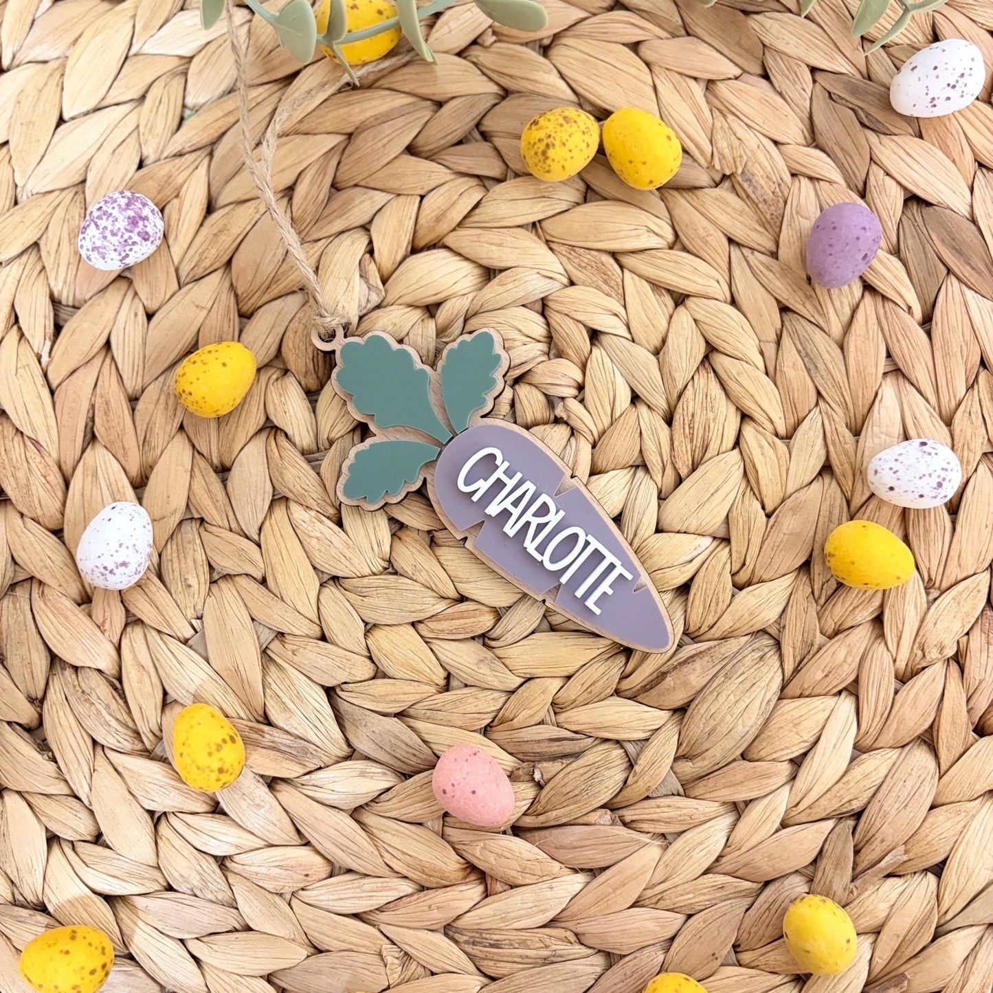 Carrot Easter Tag