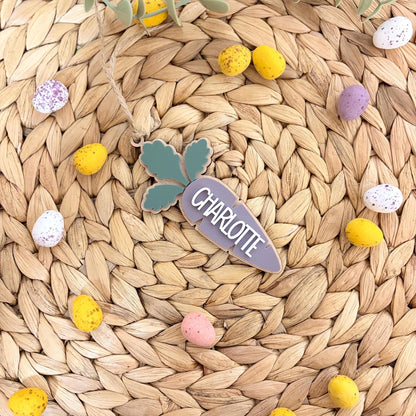 Carrot Easter Tag
