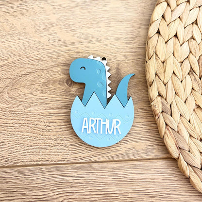 Dinosaur Easter Tag