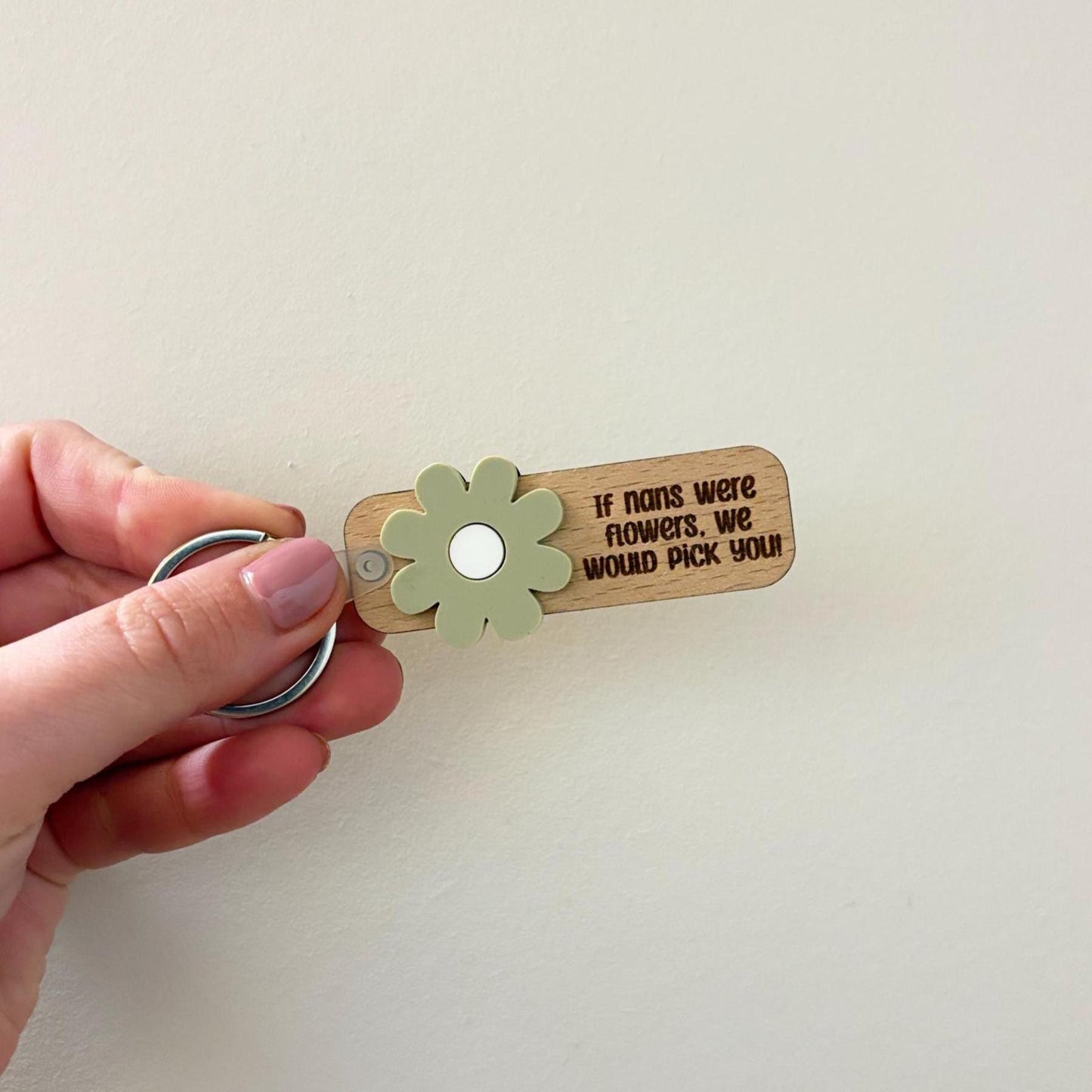 If Mum's Were Flowers Keyring