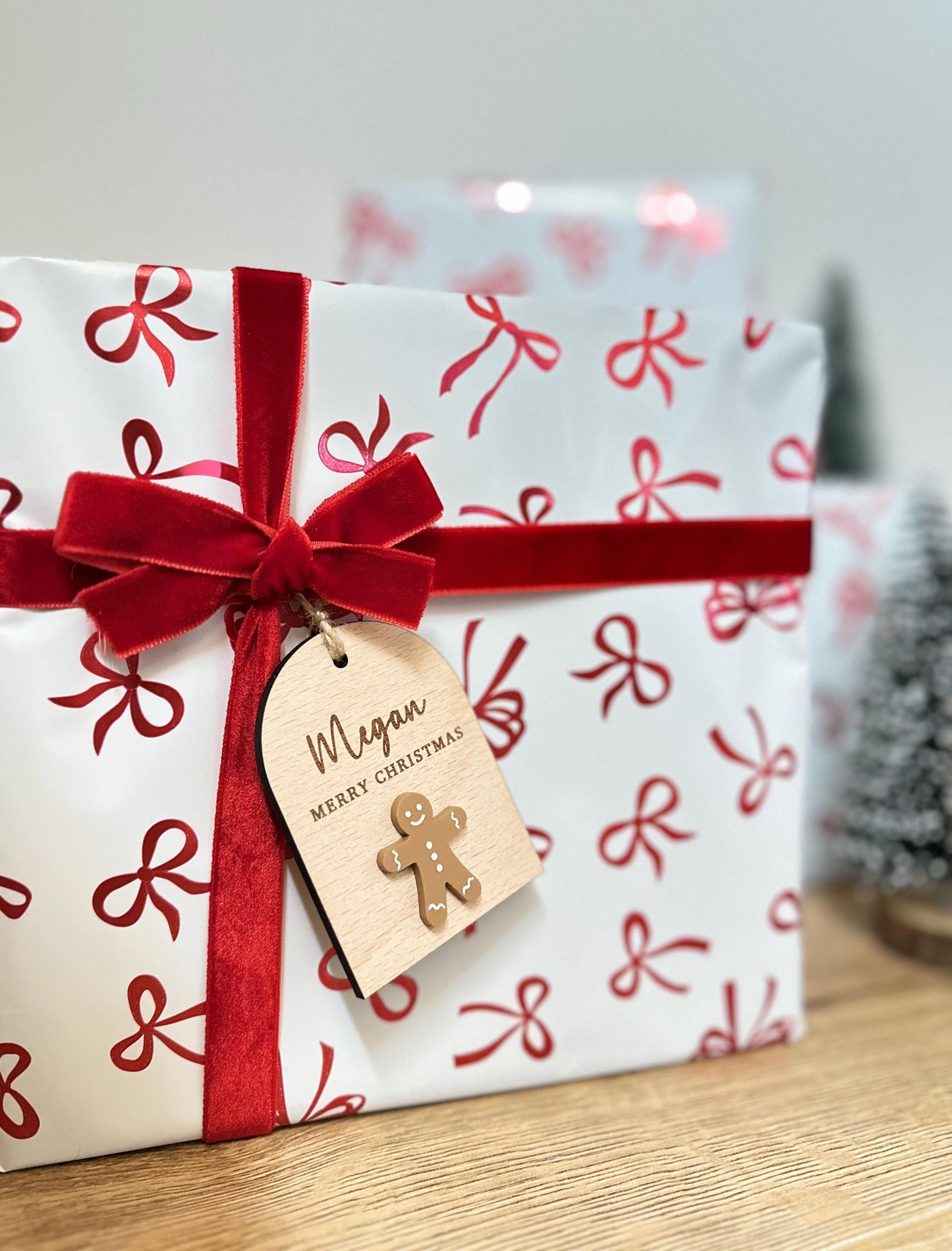 Christmas Present Tags | Gift Tags | Personalised | Labels | Wooden