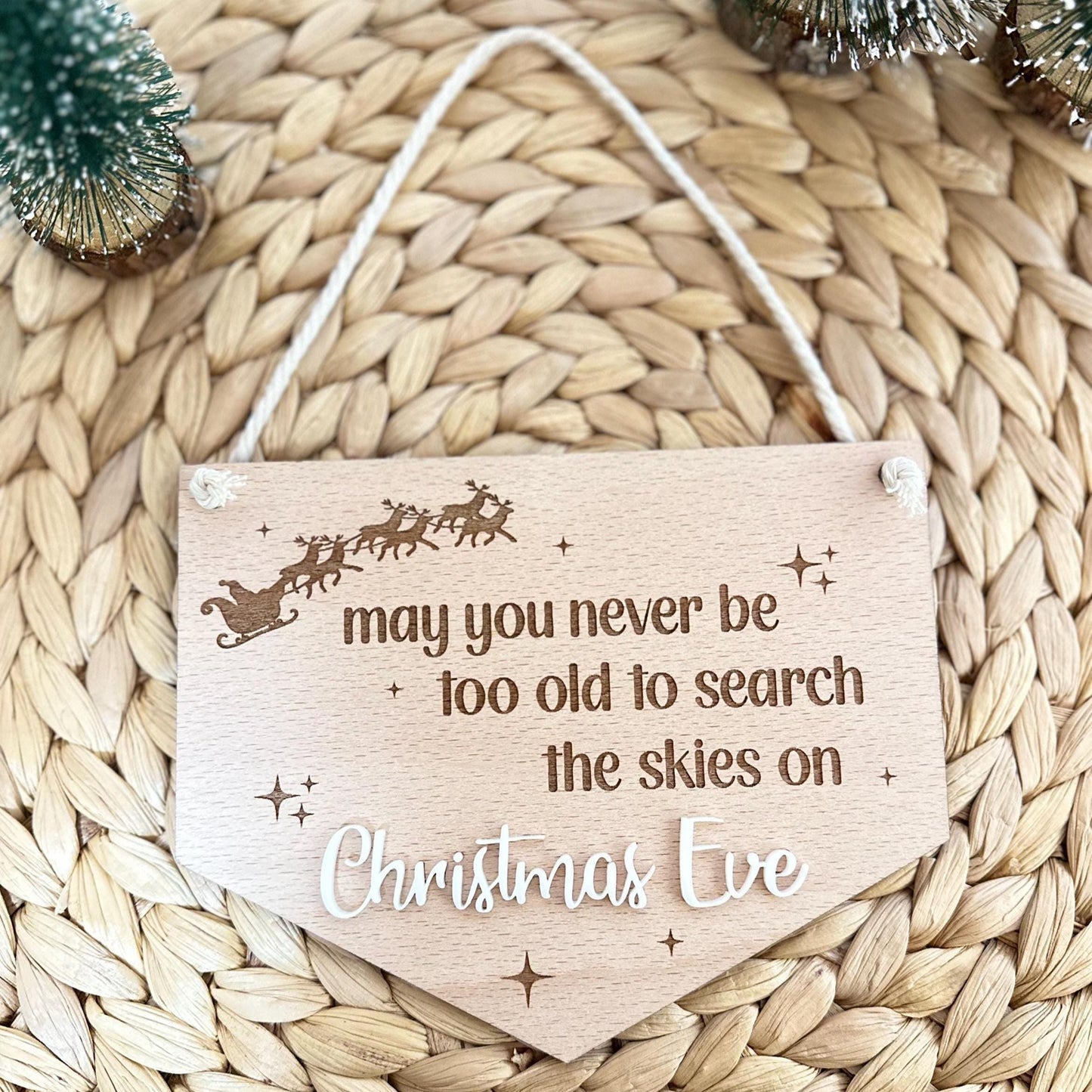 Christmas Signs | It's The Most Wonderful Time Off The Year | Holly Jolly Christmas | Never Be Too Old To Search The Skies On Christmas Eve