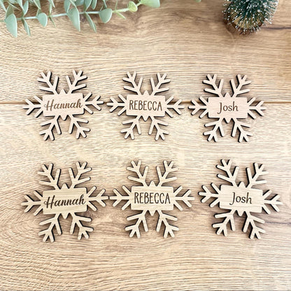 Snowflake Place Name | Christmas | Place Name | Table Decor | Decor | Decoration | Gift