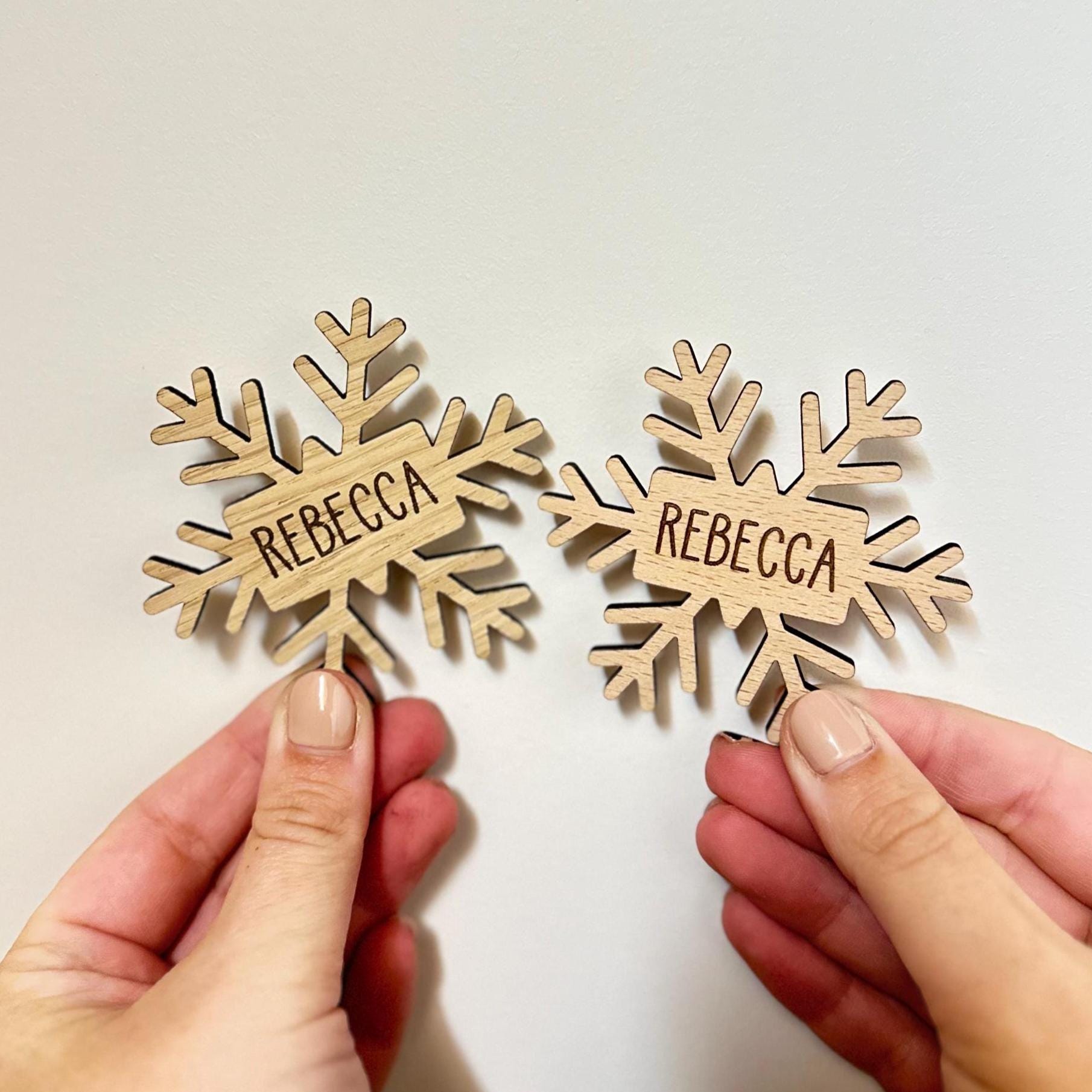 Snowflake Place Name | Christmas | Place Name | Table Decor | Decor | Decoration | Gift