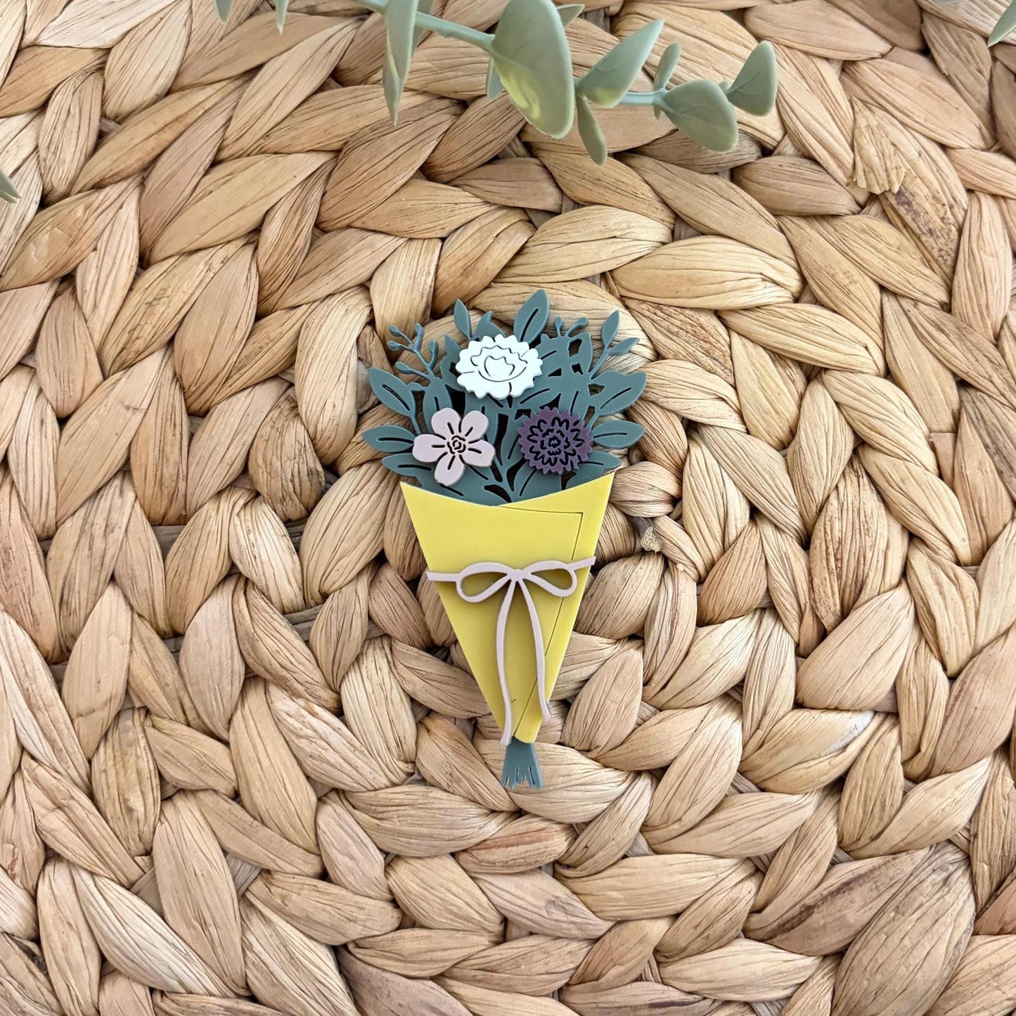 Mother's Day Birth Flower Magnet | Bouquet | Watering Can | Garden | Help Us Grow