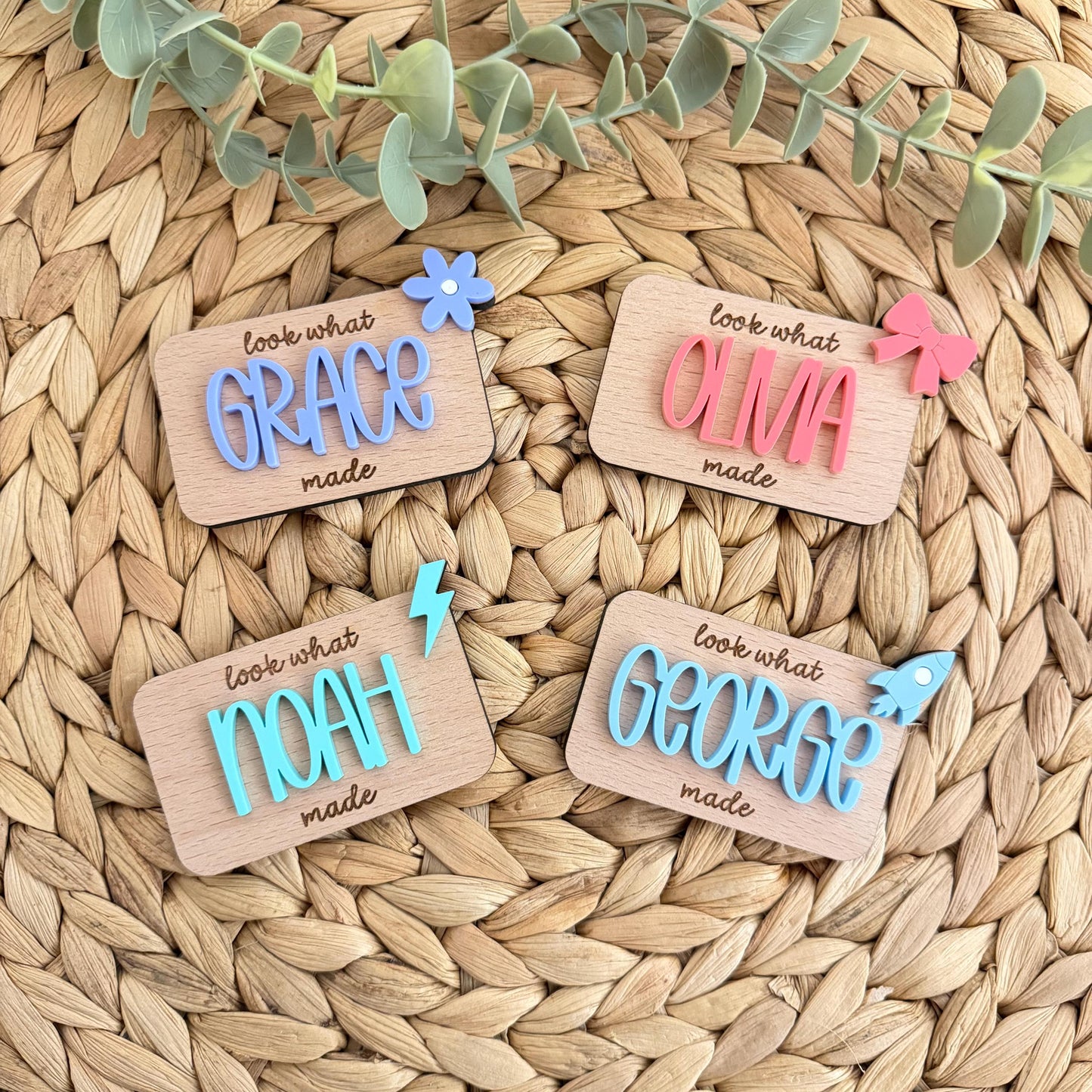 Look What I Made Personalised Magnet | Fridge Magnet | Achievement | Children's Artwork