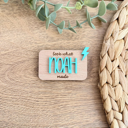 Look What I Made Personalised Magnet | Fridge Magnet | Achievement | Children's Artwork