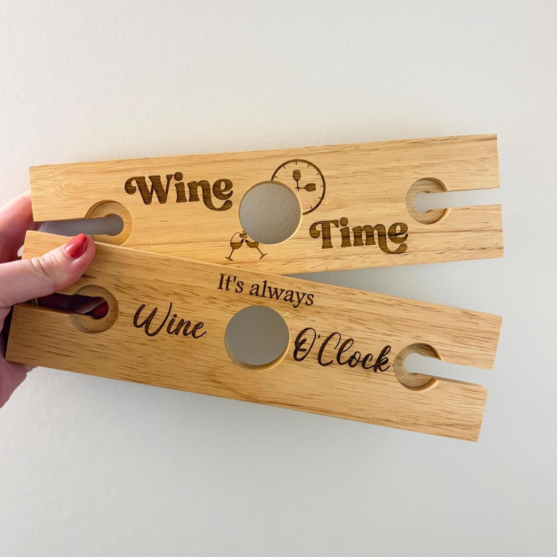 Wine Time Glass Caddy