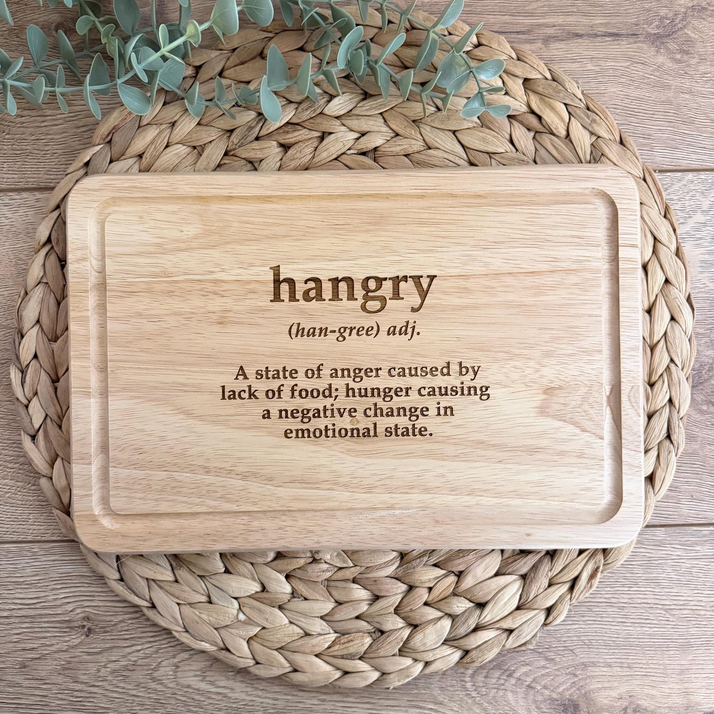 Hangry Engraved Chopping Board