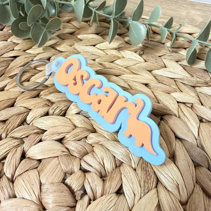 Personalised Name Keyring | Keychain | Colour | Acrylic | Bag Tag | Back to School