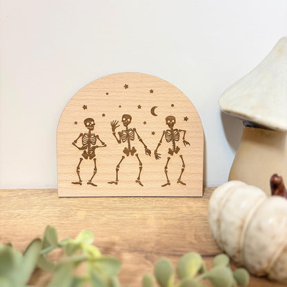 Dancing Skeleton Shelf Sitter | Halloween Decor | Spooky Season