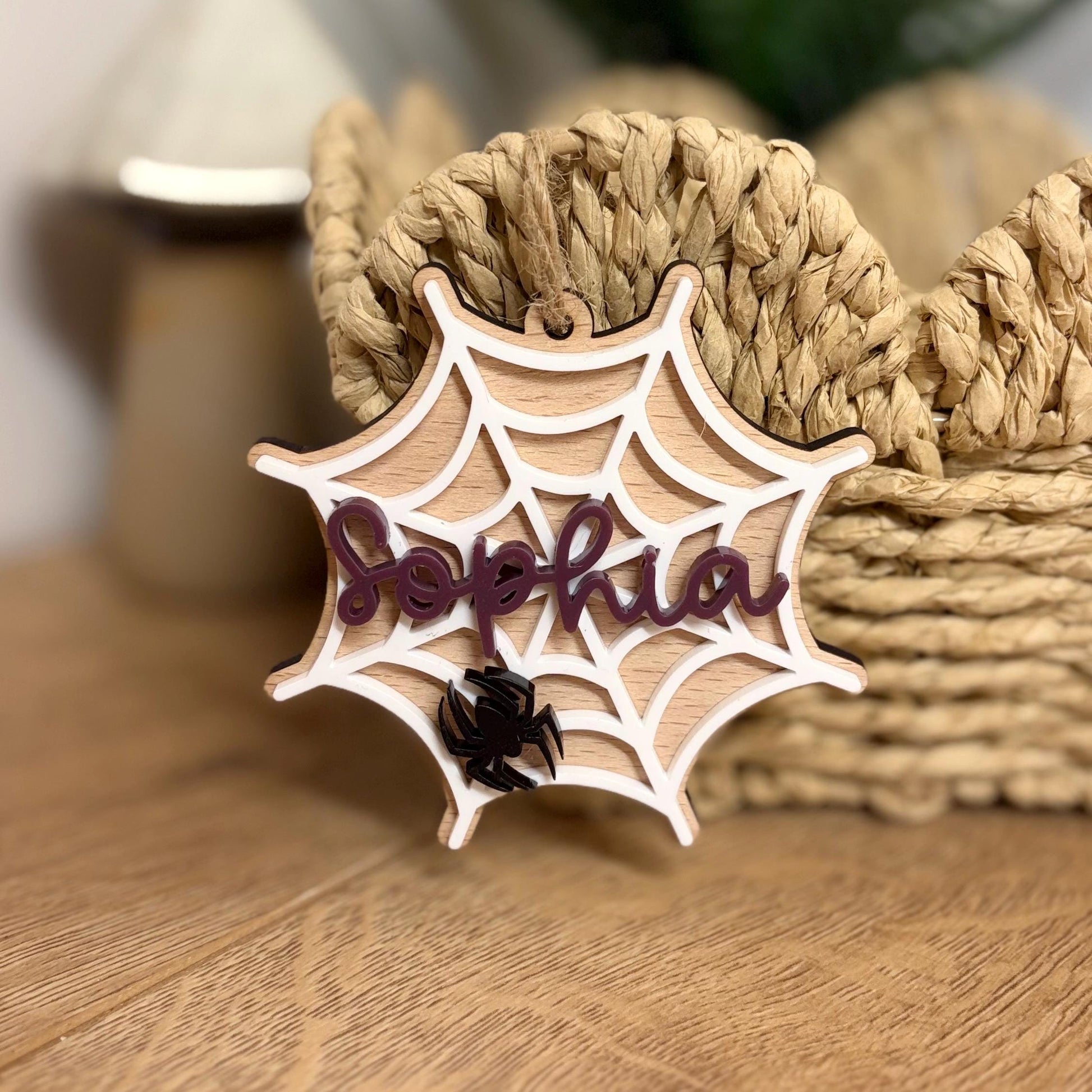 Personalised Boo Basket Gift Tag | Halloween | Spider Web Gift Tag | Gift | Trick or Treat